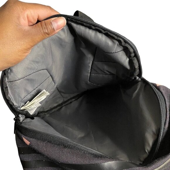 Adidas Classic Black Patterned Backpack - Picture 8 of 11